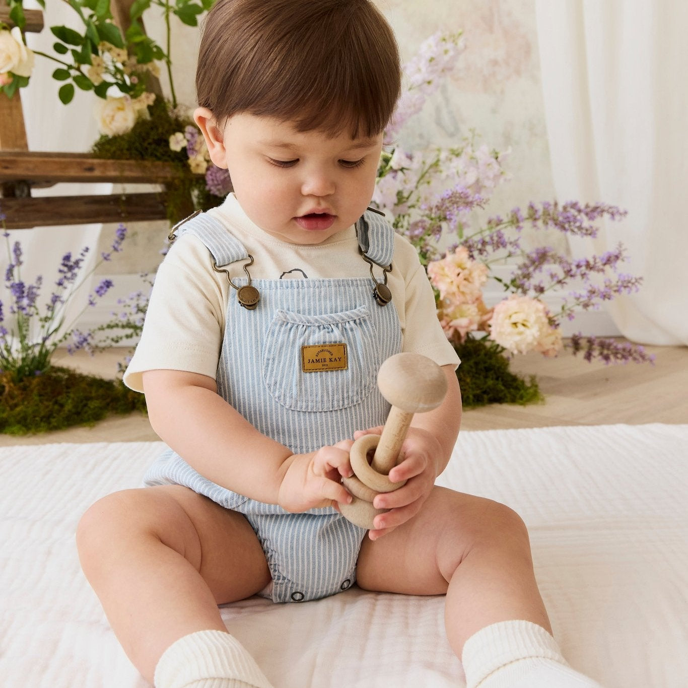 Denver Playsuit - Sunday Stripe - Bossy Beans