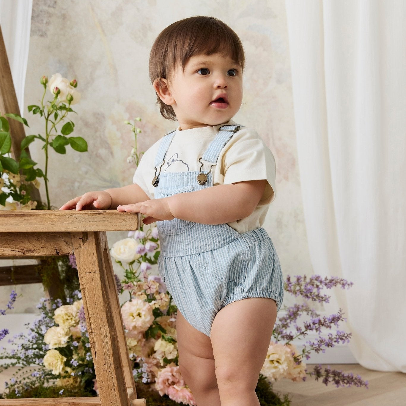 Denver Playsuit - Sunday Stripe - Bossy Beans