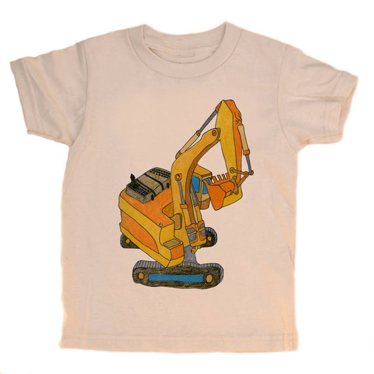 Digger - Kids Organic Tee - Bossy Beans