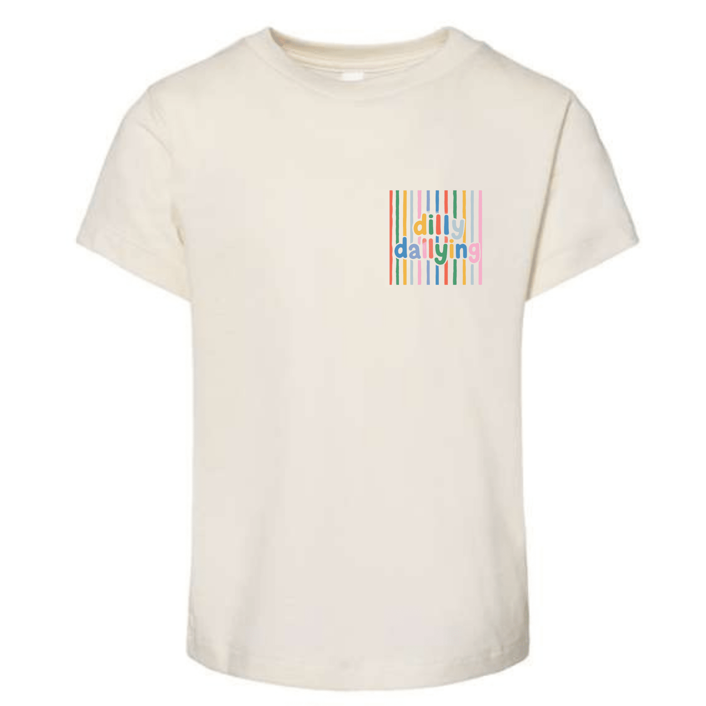 Dilly Dally Kids T-Shirt | Kids Summer Graphic T-Shirt | - Bossy Beans