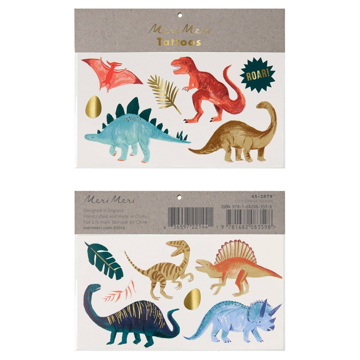 Dinosaur Kingdom Temporary Tattoos - Bossy Beans