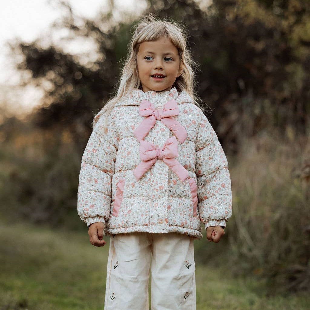 Dreamy Bunnies & Bows Jacket - Blue - Bossy Beans