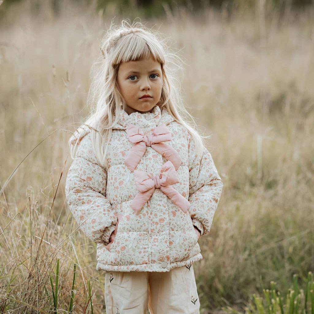 Dreamy Bunnies & Bows Jacket - Blue - Bossy Beans