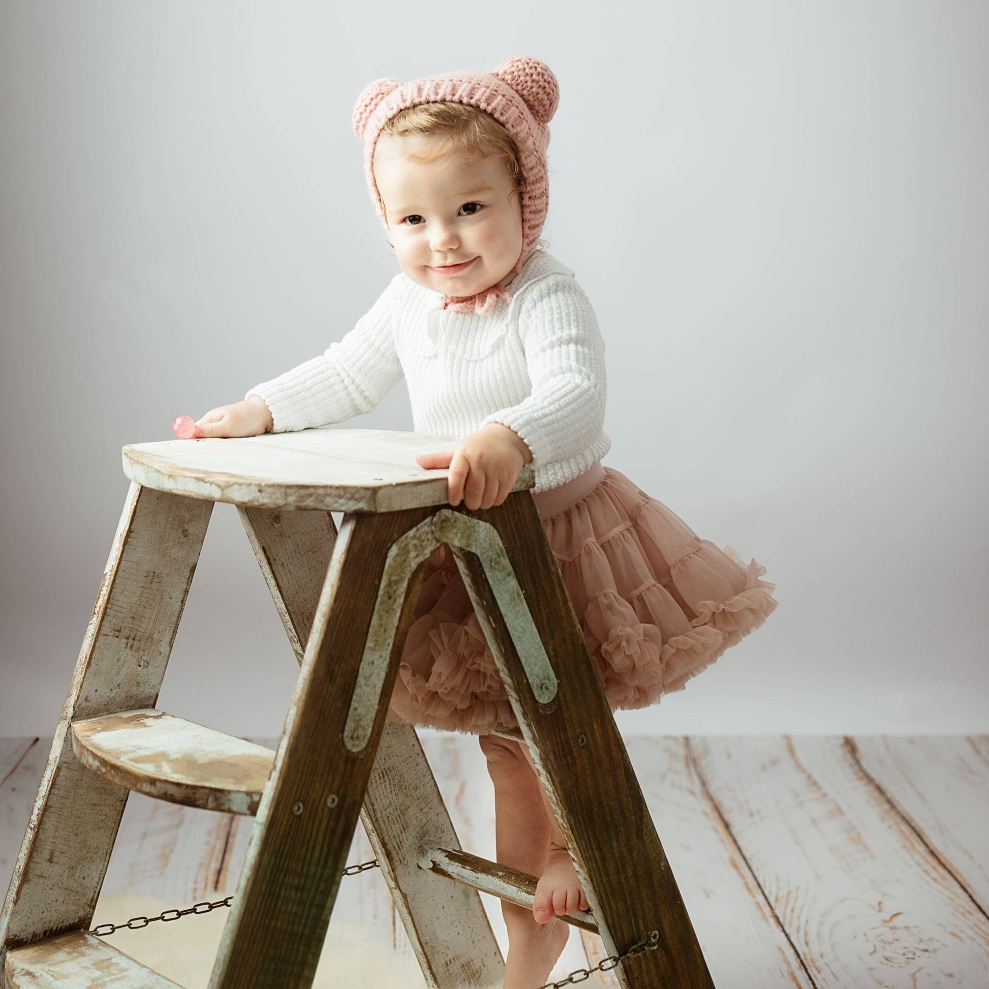 Dusty Rose Tulle Skirt - Bossy Beans