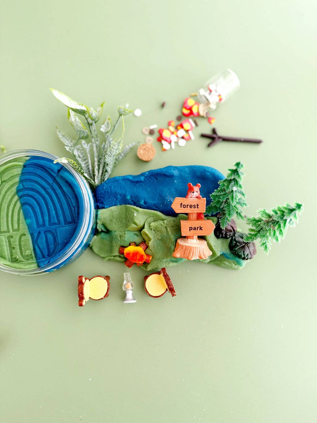 Camping KidDough Sensory Play Kit