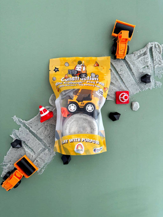 Earth Grown KidDoughs - Construction Mini Play Pack - Bossy Beans