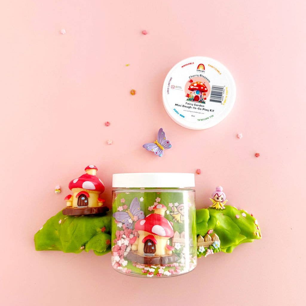 Earth Grown KidDoughs - Fairy Garden Mini Dough - To - Go - Bossy Beans