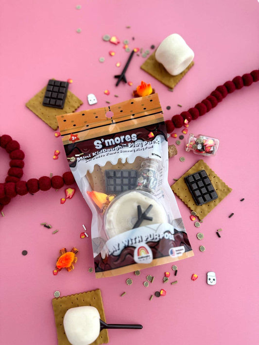 Earth Grown KidDoughs - S'mores Mini Play Pack - Bossy Beans