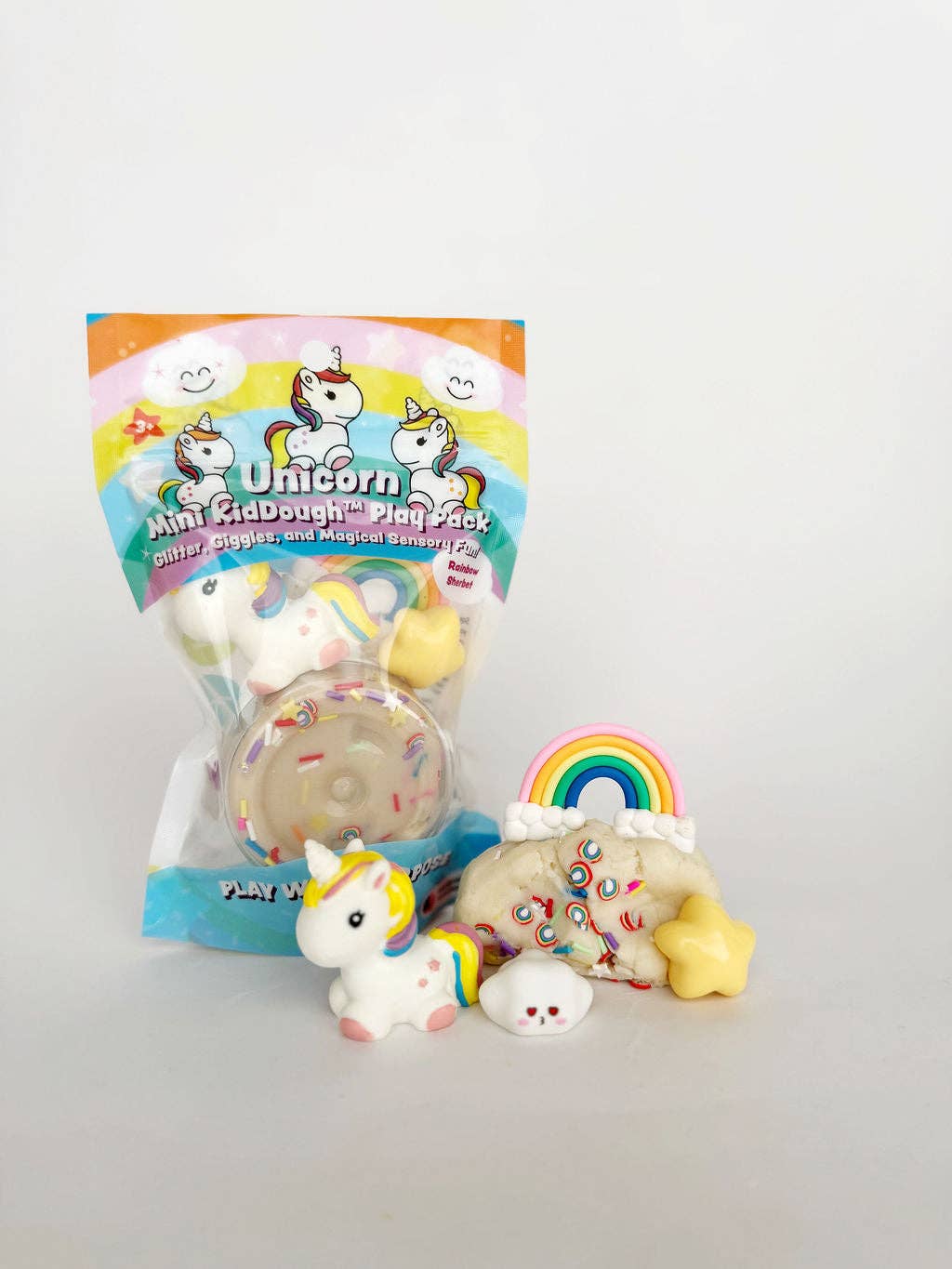 Earth Grown KidDoughs - Unicorn Mini Play Pack - Bossy Beans