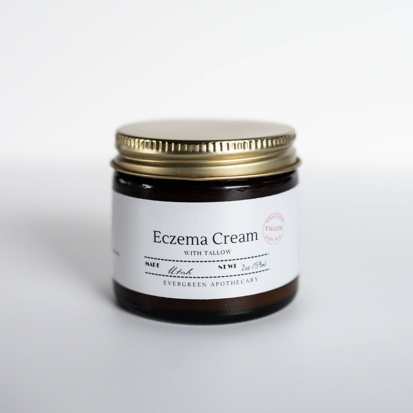 Eczema Cream with Tallow and Herbs (2oz) - Bossy Beans