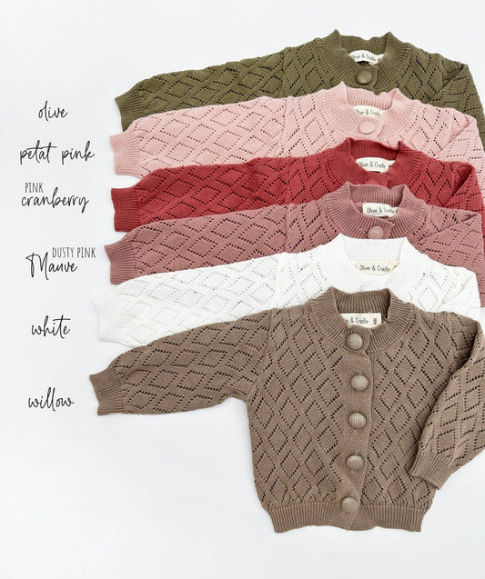 Ellanor Sweater: Cranberry - Bossy Beans