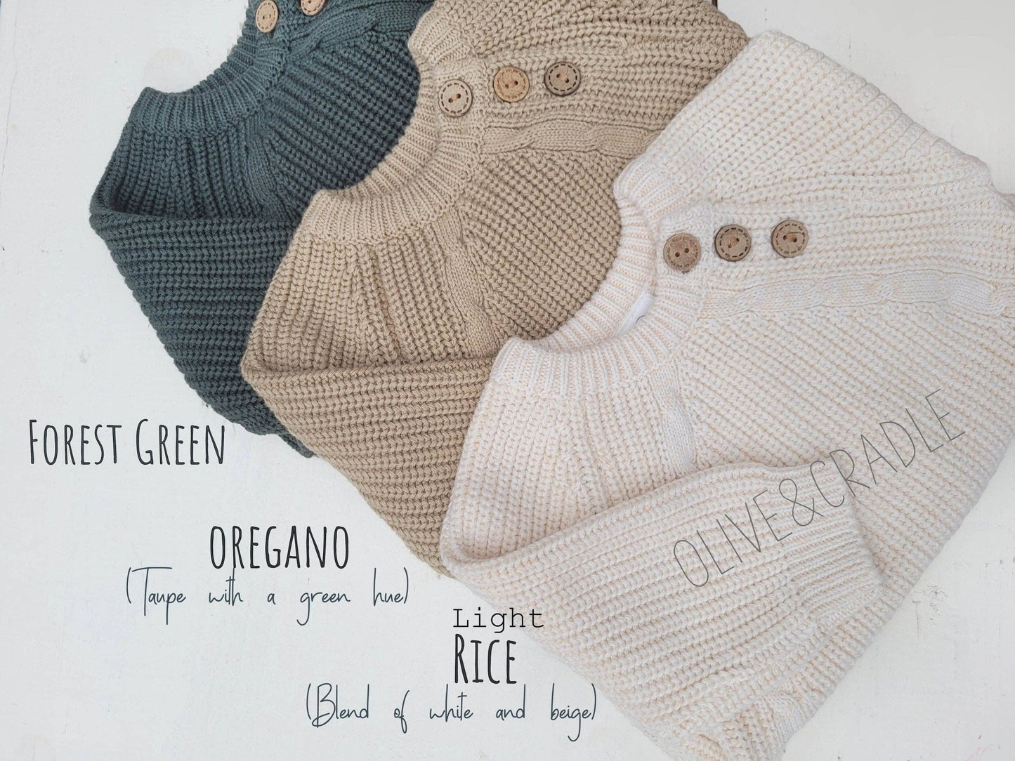 Elliot Knitted Sweater Romper: Forest Green - Bossy Beans