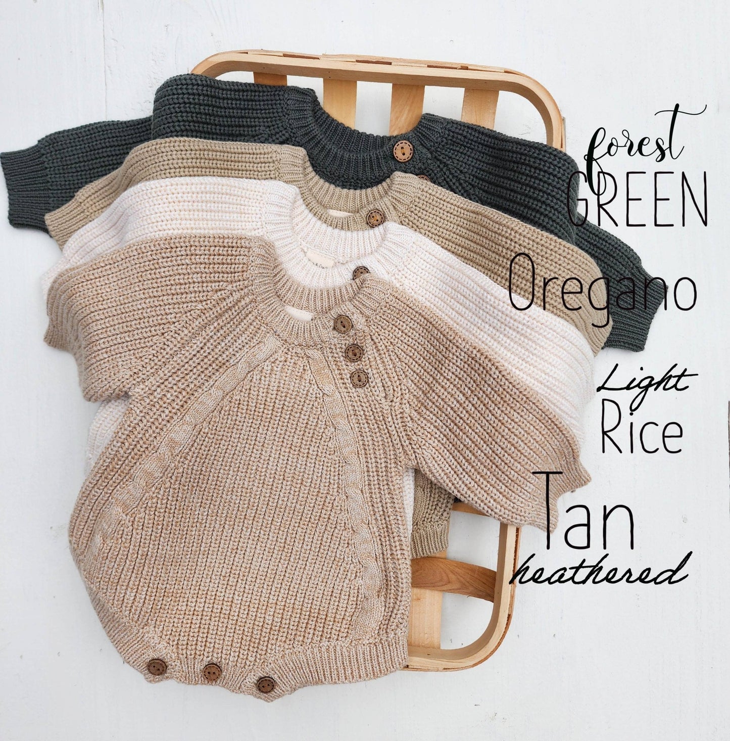 Elliot Knitted Sweater Romper: Forest Green - Bossy Beans