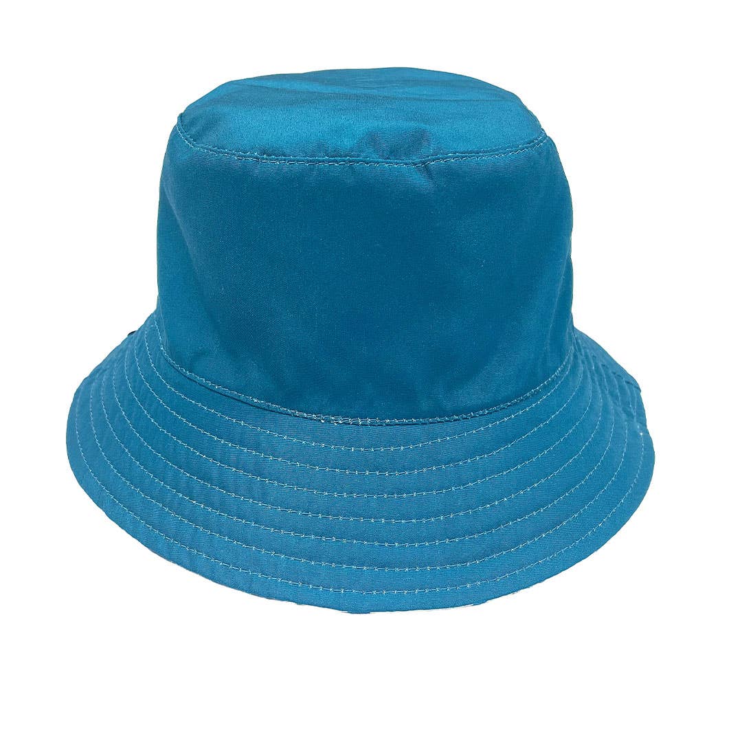 Emerson and Friends - Shark Friends Ocean Blue Reversible Kids Bucket Hat - Bossy Beans