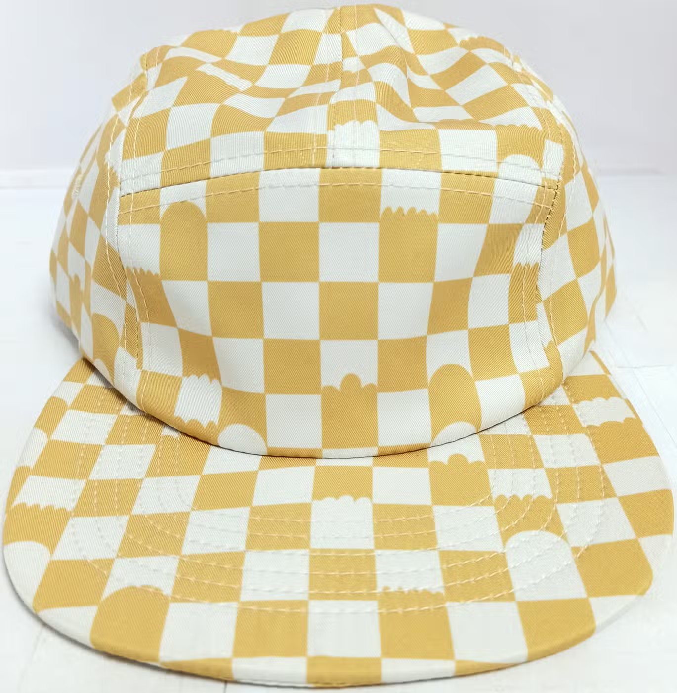 Flexible Brim Five Panel Hat - The Checkerboard