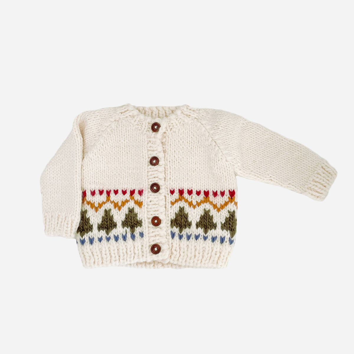 Fair Isle Tree Cardigan - Bossy Beans