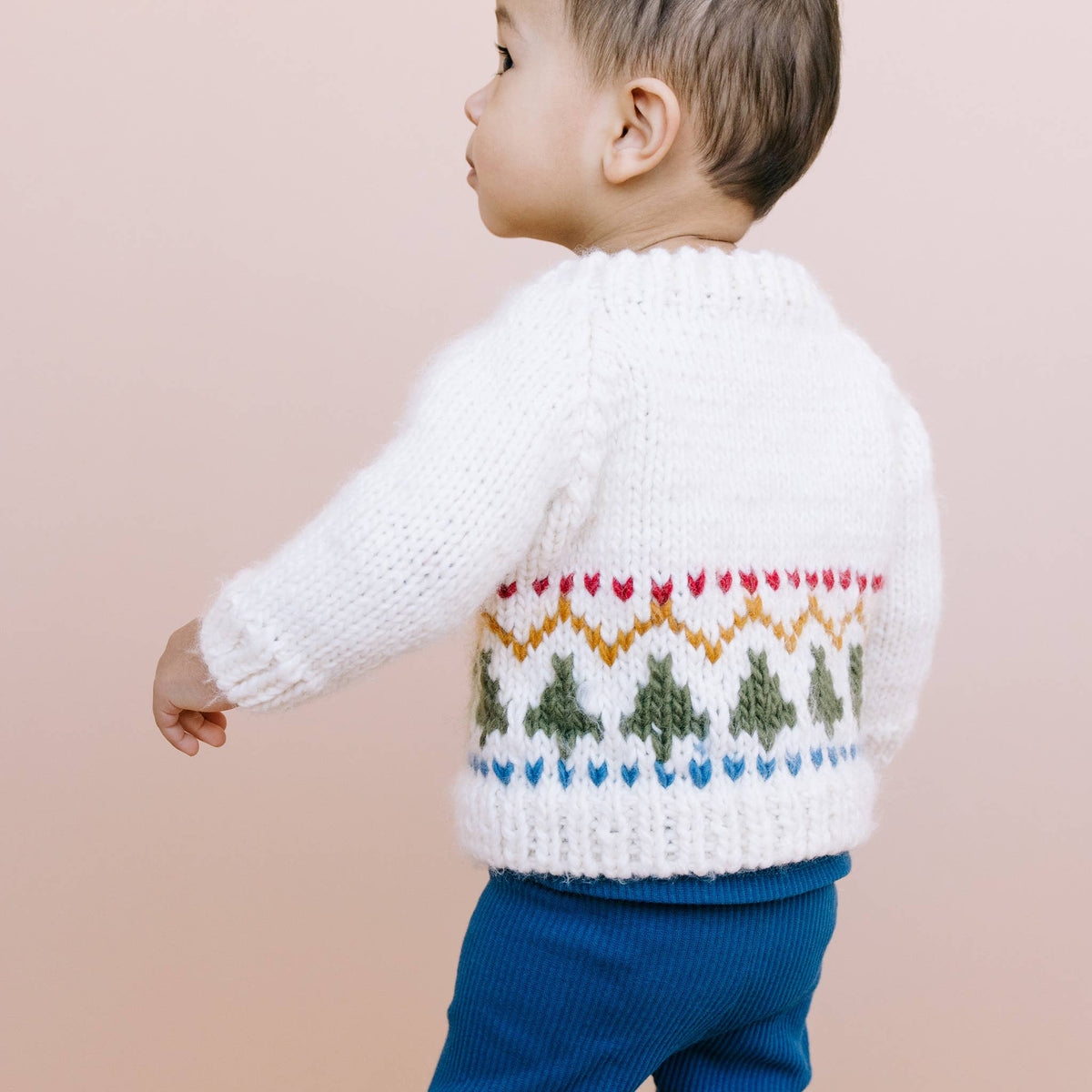 Fair Isle Tree Cardigan - Bossy Beans