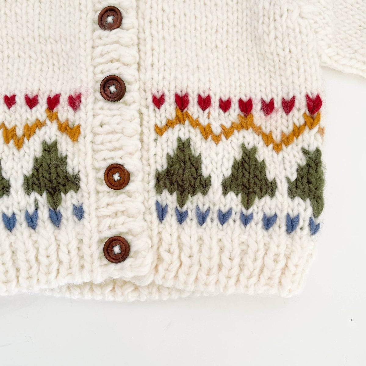 Fair Isle Tree Cardigan - Bossy Beans