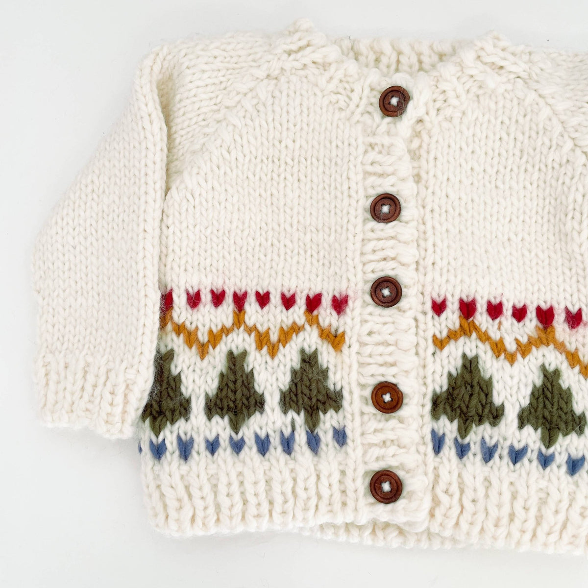 Fair Isle Tree Cardigan - Bossy Beans