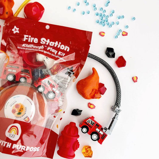 Fire Station KidDough Play Kit - Bossy Beans
