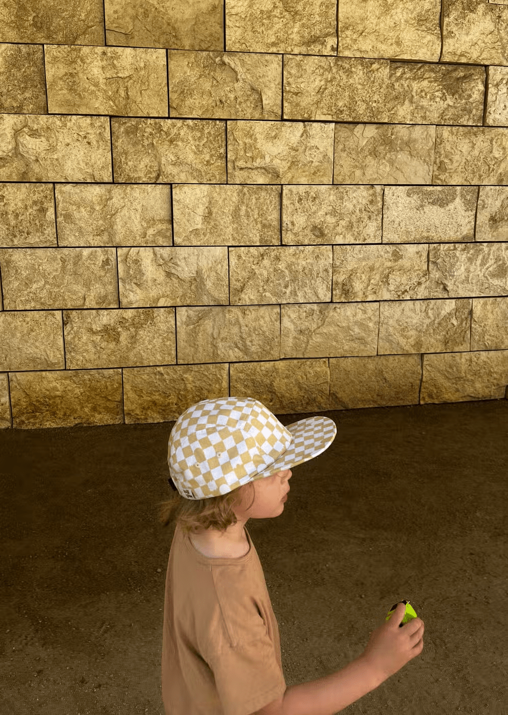 Flexible Brim Five Panel Hat - The Checkerboard - Bossy Beans
