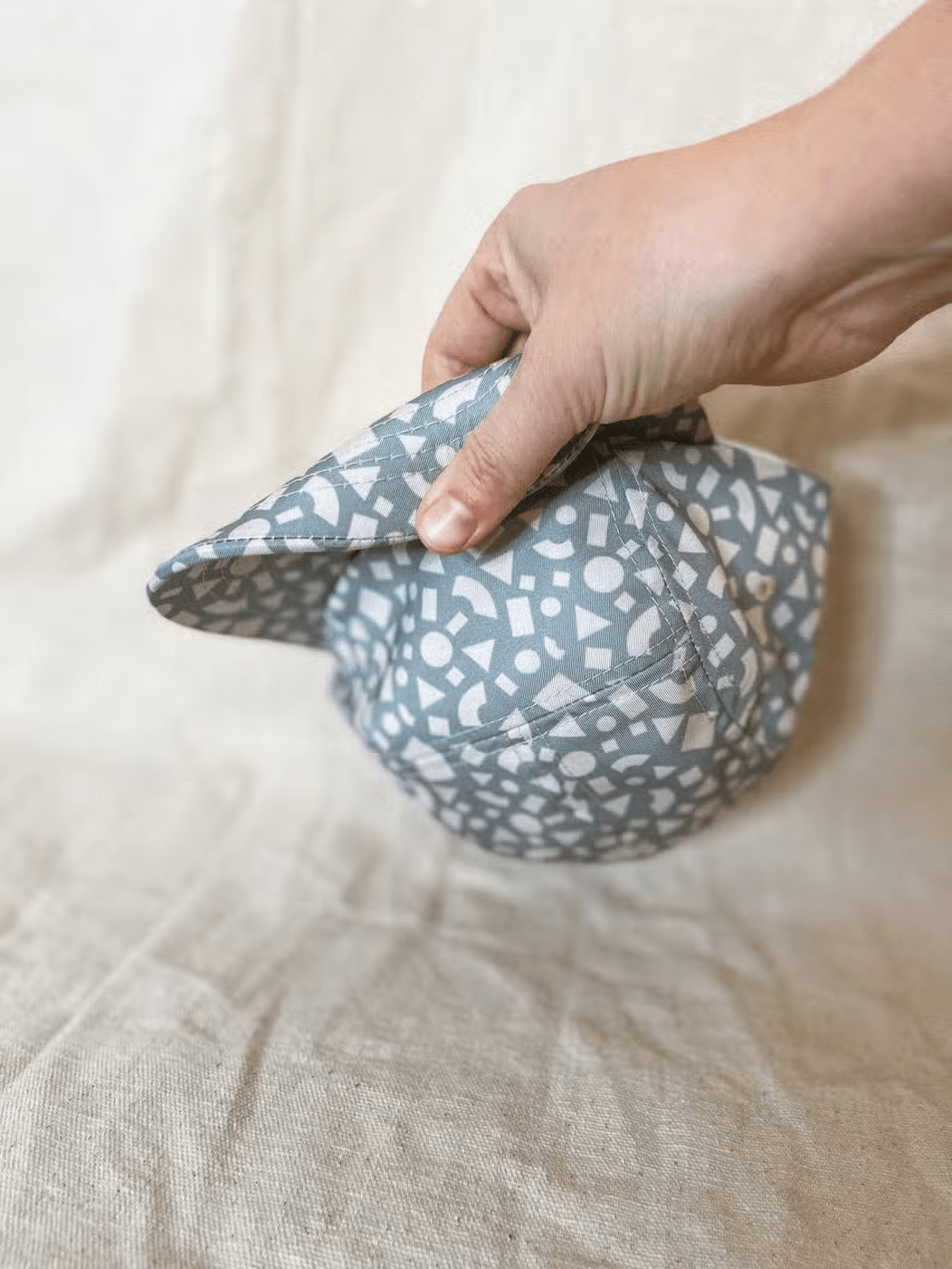 Flexible Brim Five Panel Kid Hats - The Terrazzo - Bossy Beans