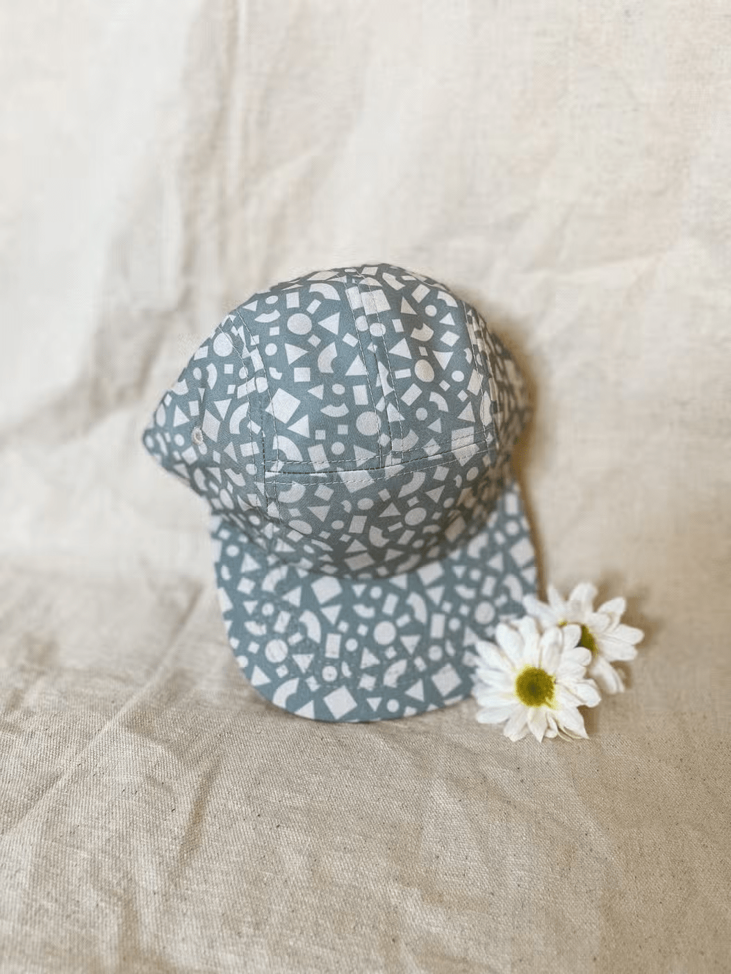 Flexible Brim Five Panel Kid Hats - The Terrazzo - Bossy Beans