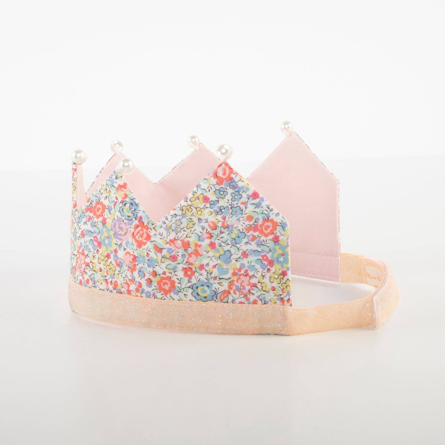 Floral & Pearl Party Crown - Bossy Beans