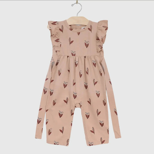 Flutter Long Romper - Lily of the Valley - Bossy Beans