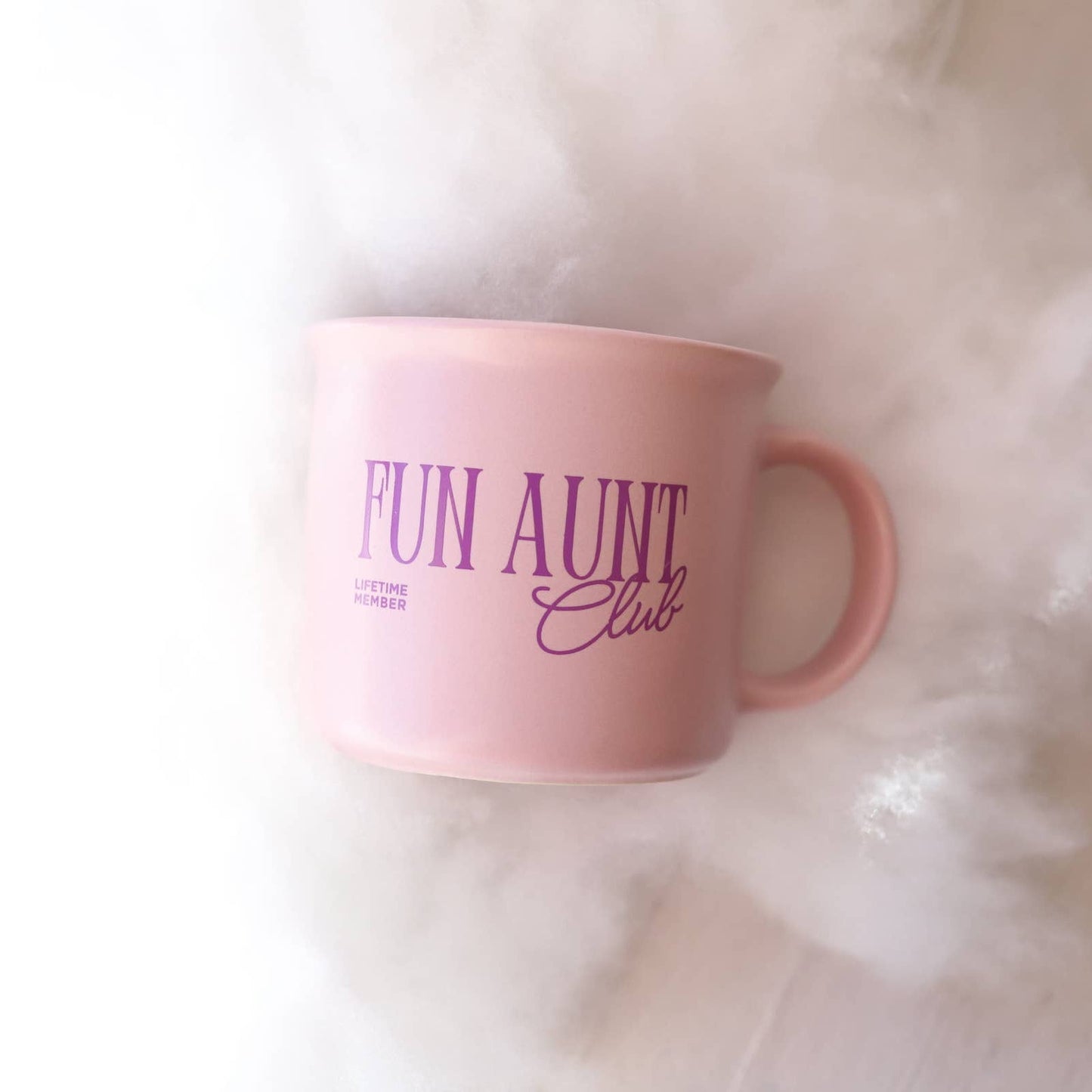 "Fun Aunt Club" 14oz Ceramic Mug - Bossy Beans