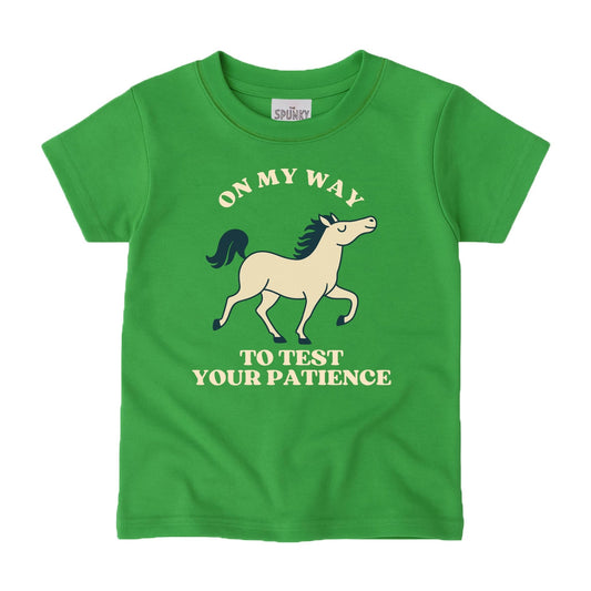 Funny Horse Organic Tee Shirt - Bossy Beans