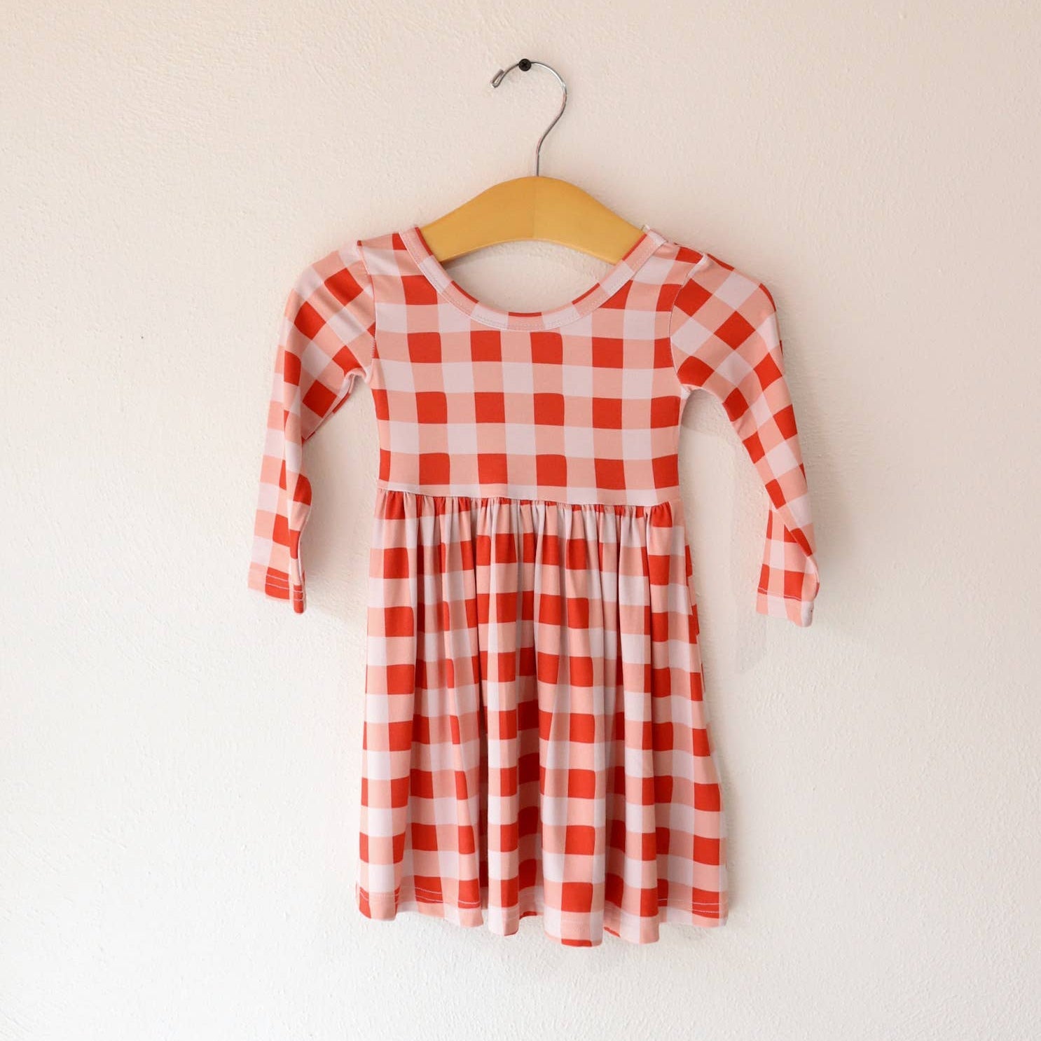 Girls Bamboo Plaid Adventure Dress - Bossy Beans