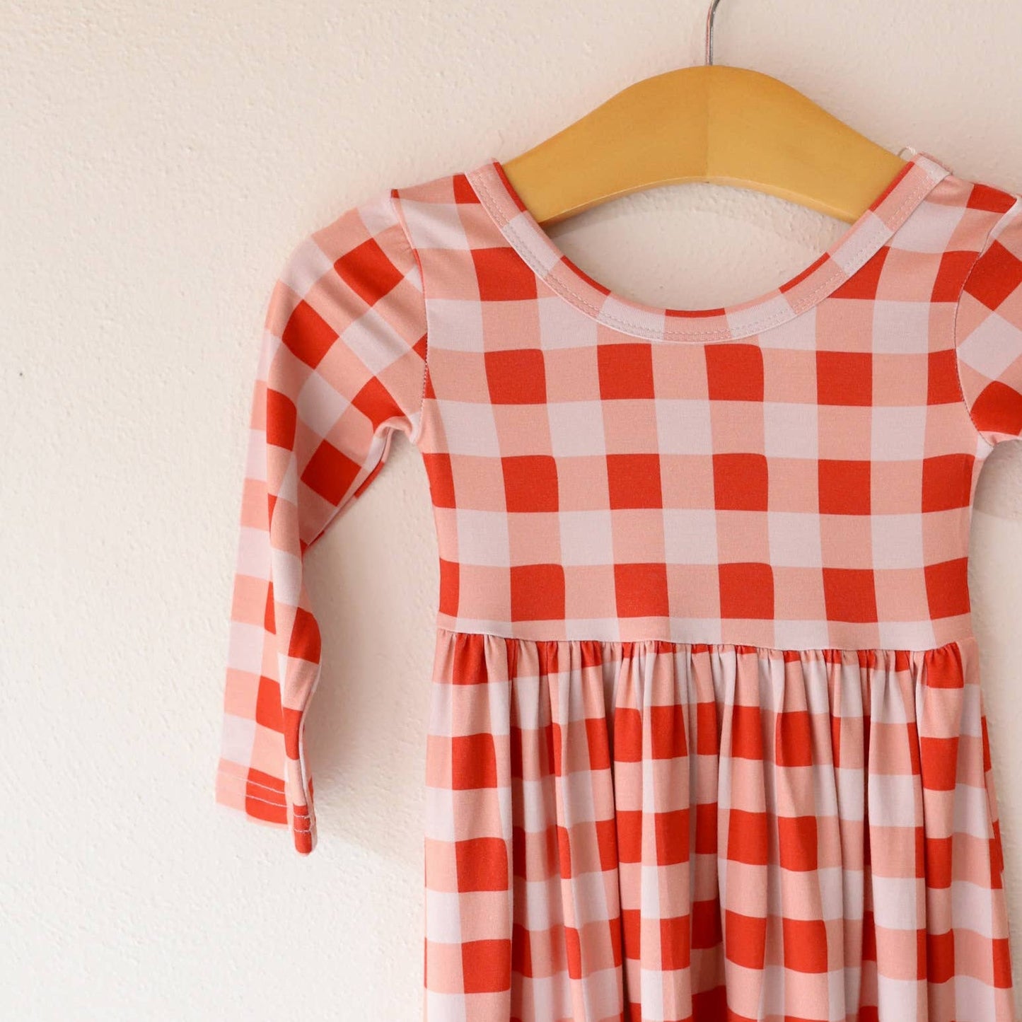 Girls Bamboo Plaid Adventure Dress - Bossy Beans