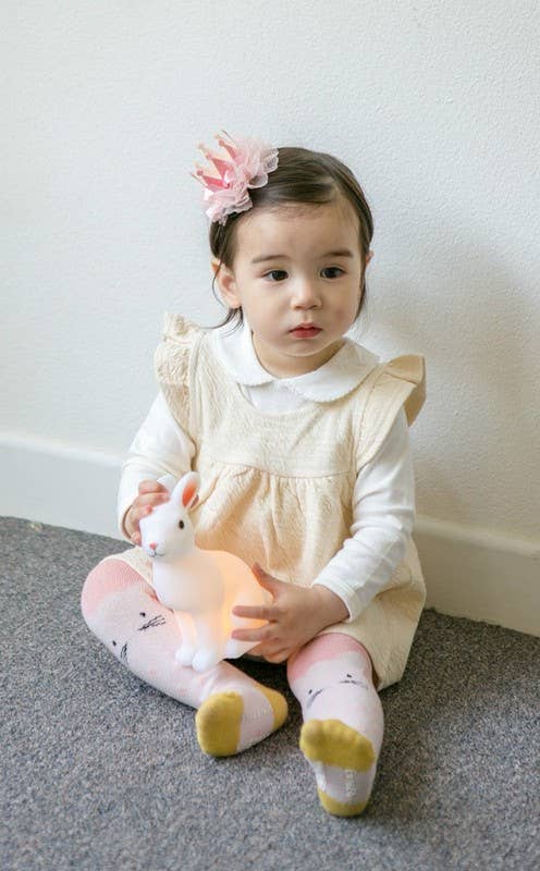Girls Tights: Chloe the Cat Pink - Bossy Beans