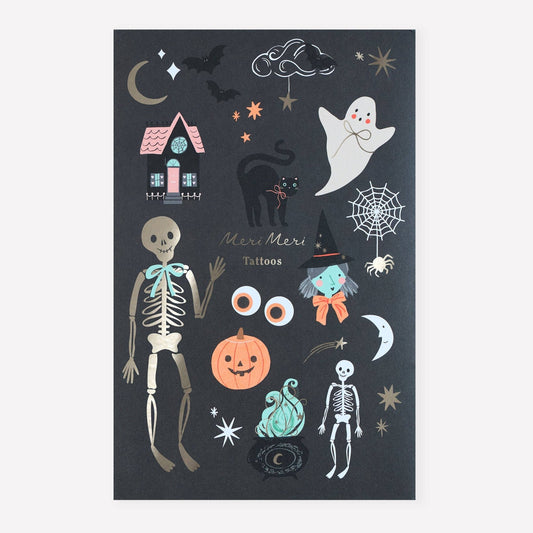 Halloween Icons Temporary Tattoos - Bossy Beans