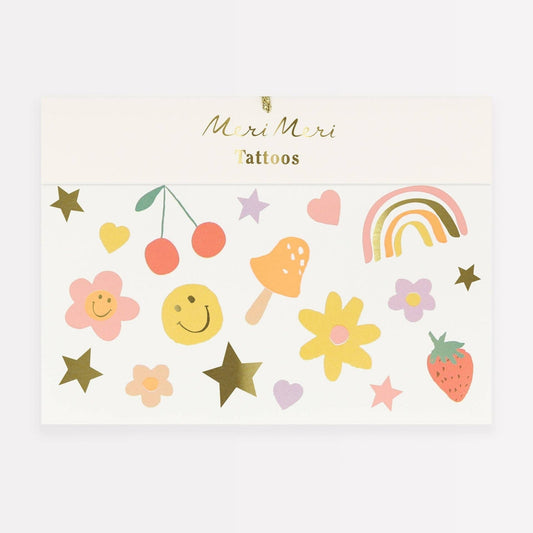 Happy Icons Temporary Tattoos - Bossy Beans