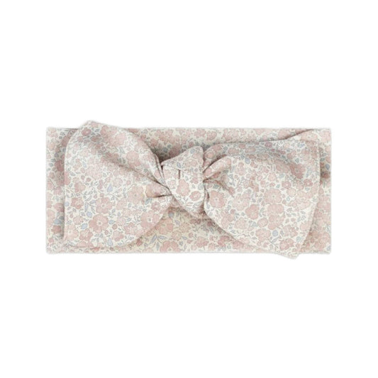 Hattie Bow Wrap - Belmont Floral / Shell + Powder - Bossy Beans