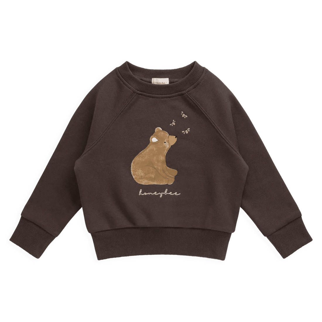 Hayes Sweatshirt - Raku Honeybee Bear - Bossy Beans