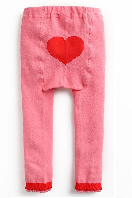 Heart Bum (& Knees) Toddler Leggings - Bossy Beans