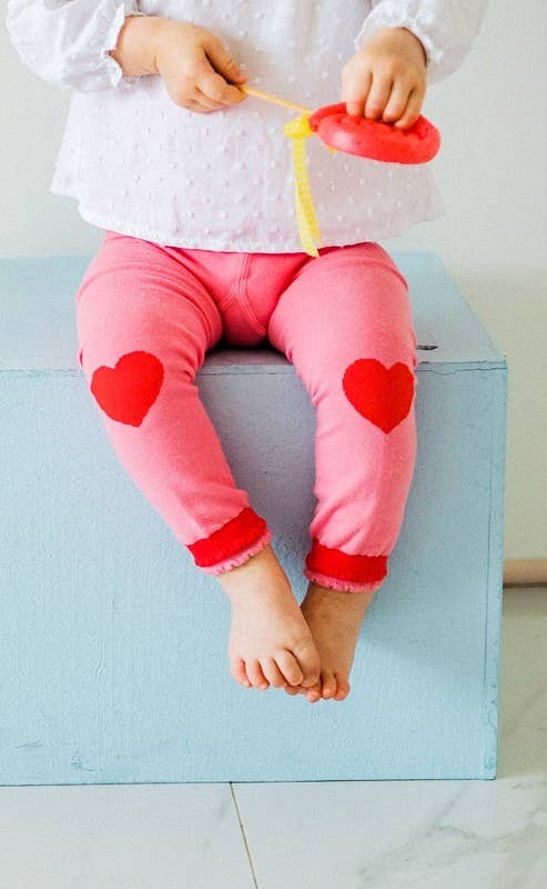 Heart Bum (& Knees) Toddler Leggings - Bossy Beans