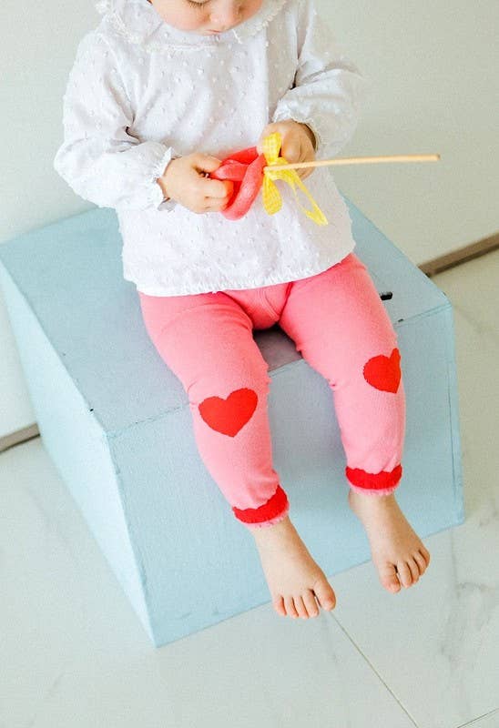 Heart Bum (& Knees) Toddler Leggings - Bossy Beans