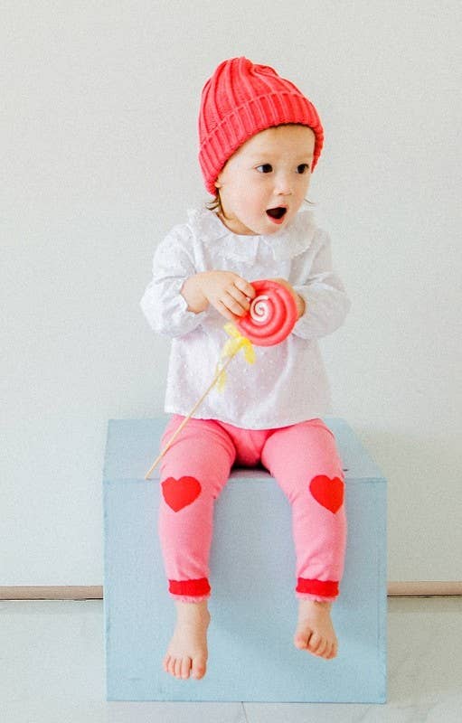 Heart Bum (& Knees) Toddler Leggings - Bossy Beans