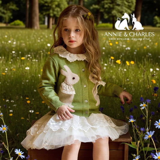 Heritage Wool Bunny Cardigan - Bossy Beans