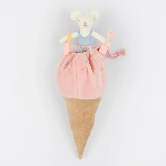 Ice Cream Mouse Mini Doll - Bossy Beans