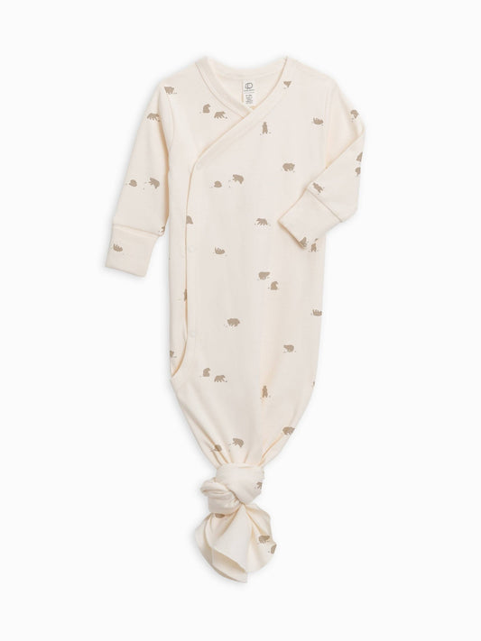 Indy Kimono Gown - Bear / Truffle + Thyme - Bossy Beans