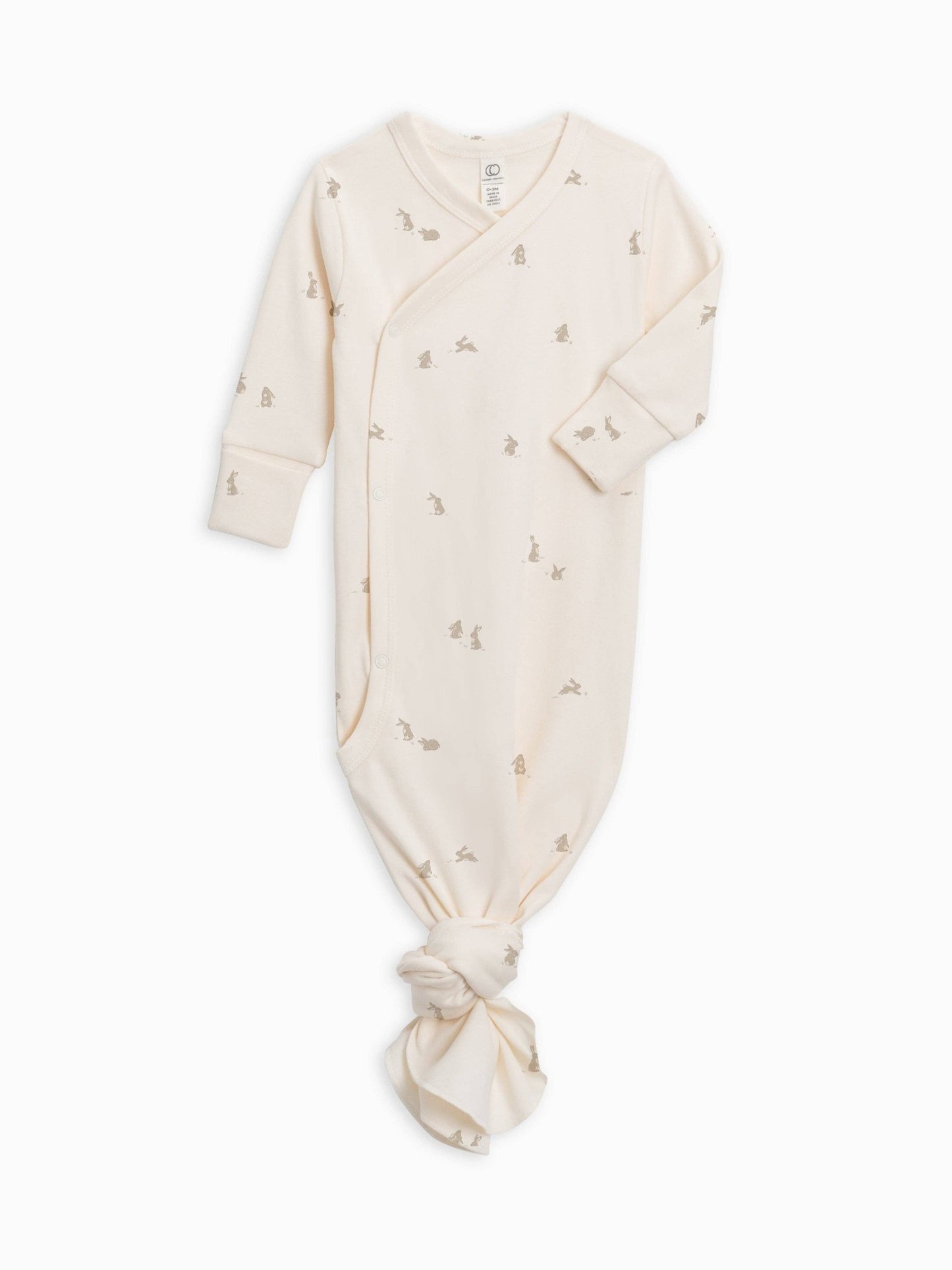 Indy Kimono Gown: Bunny / Oat + Clay - Bossy Beans