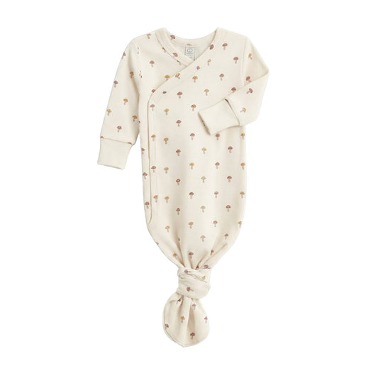 Indy Kimono Gown - Mushroom - Bossy Beans