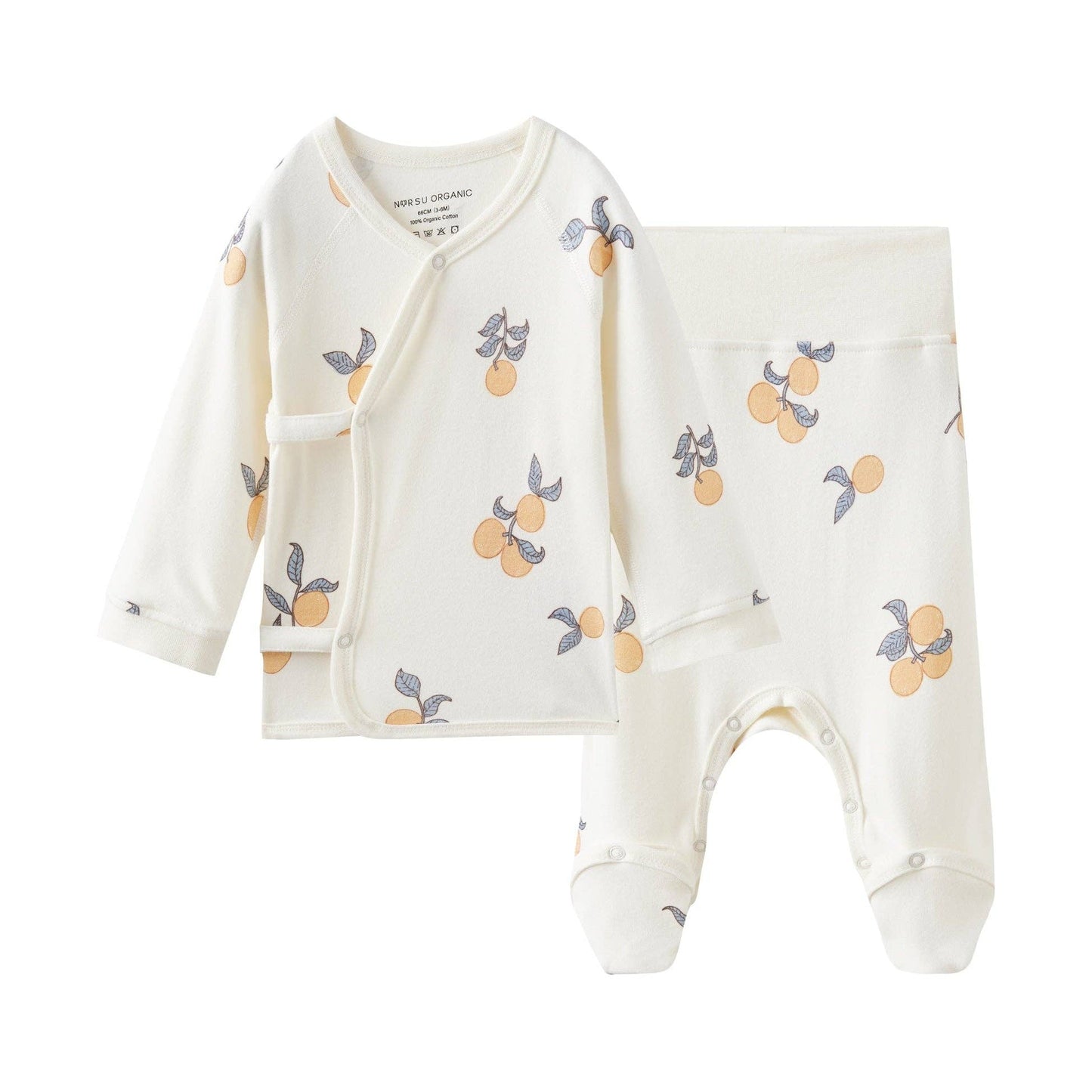 Infant Organic Kimono Set - Clementine - Bossy Beans