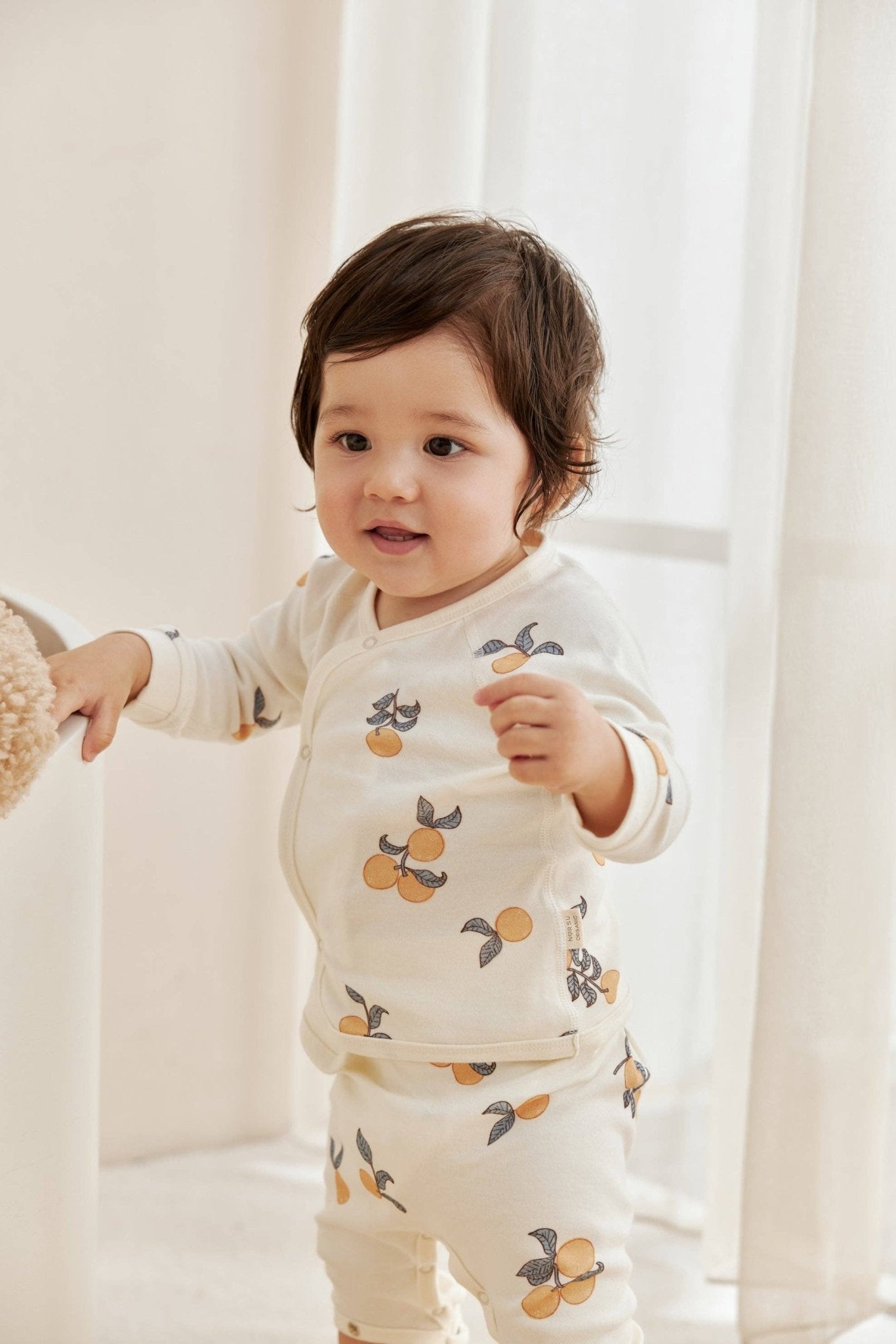 Infant Organic Kimono Set - Clementine - Bossy Beans