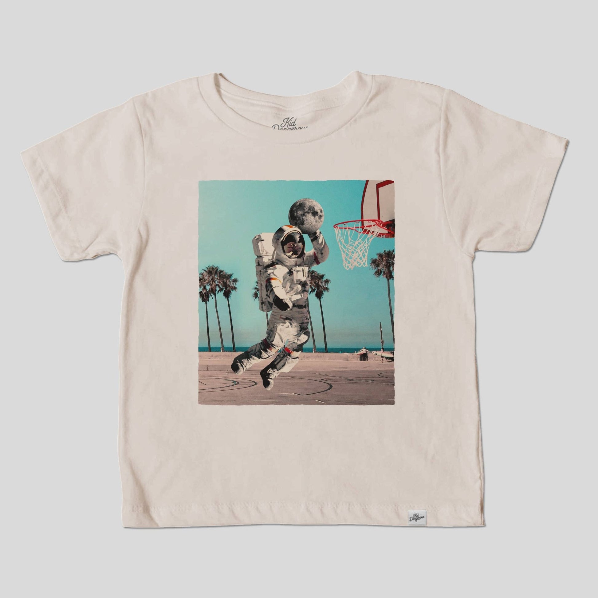 Kids Astro Dunk T-Shirt Space Graphic Tee - Bossy Beans